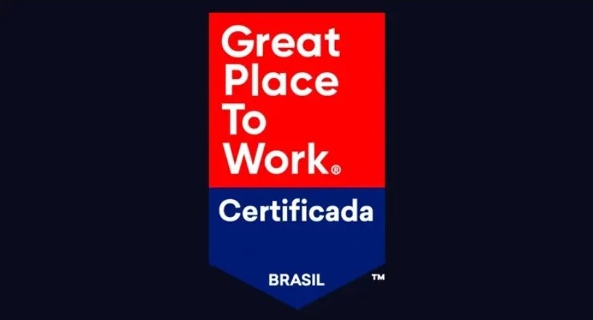 Certifikační logo Great Place To Work Certificada Brasil